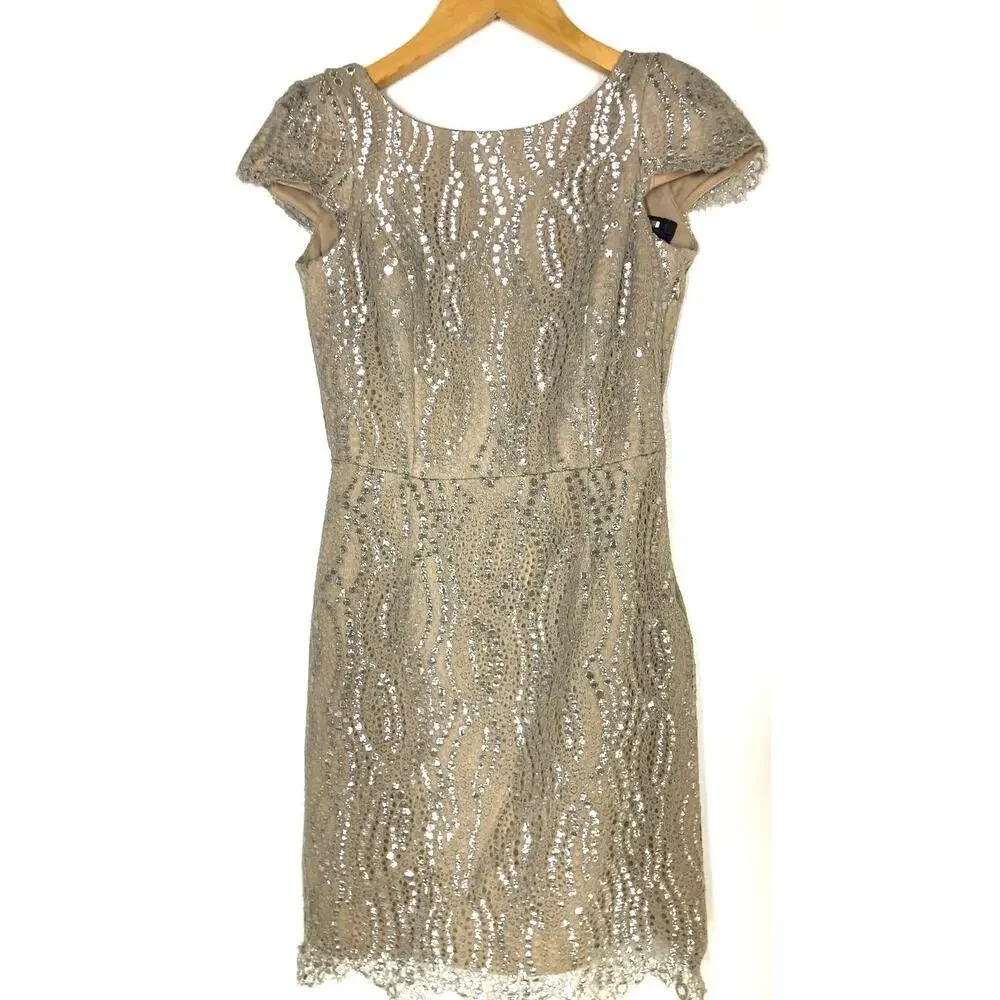 Slate & Willow Madeline Dress Mini Cocktail Cap Sleeve 0 - Picture 5 of 9